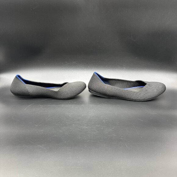 Rothys Ballet Flats Shoes Womens Size 11 Black Round Slip On Business Casual - Picture 7 of 13